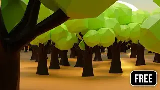 Low Poly Tree  | Free 3D Model