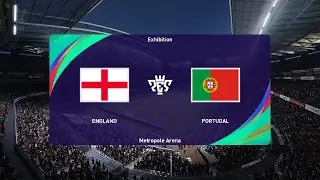 England U18 vs Portugal U18 (04/09/2024) U18 Friendly PES 2021