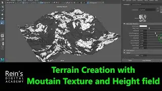 Snow Terrain creation Mountain Texture 2D | Maya texturing Tutorial | Hypershade | Shading Network