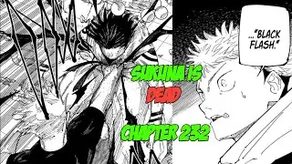 Sukuna is dead | Jujutsu Kaisen chapter 232 explained | Gojo vs Sukuna | Manga explanation