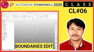 #6- HOW TO EDIT BOUNDARIES | AUTODESK POWERMILL 2020 |BOUNDARIES EDITING