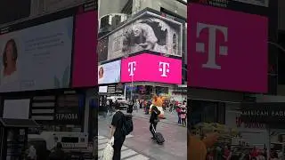 3D billboard Orcs Invading Times Square 🧌