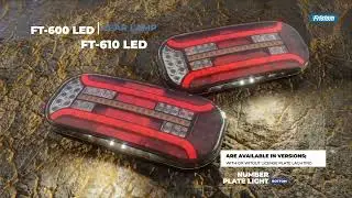 FRISTOM - Lampa tylna/ Rear lamp/ Задние фонари - FT-600 LED/ FT-610 LED