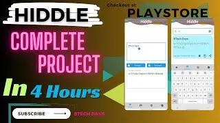 Hiddle App Complete Project | Step by Step | Android Project Java | Android Studio