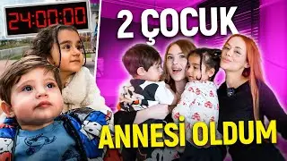 24 SAAT Boyunca 2 ÇOCUK ANNESİ Olmak! ATLAS VE ÖYKÜYE AYNI ANDA BAKTIM. (ÇILDIRDIM!!) @GamzeKarta