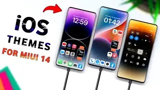 😱😱 3 AWESOME iOS Inspired Theme For Miui 14 || ios themes Miui 14 and 13