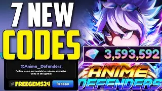 *NEW* ALL WORKING CODES FOR ANIME DEFENDERS IN 2024! ROBLOX ANIME DEFENDERS CODES