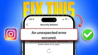 How to Fix an Unexpected Error Occurred in Instagram on iPhone | Solve An Unexpected Error