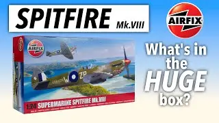 2024 AIRFIX SPITFIRE Mk.VIII SUPERKIT 1/24 SCALE - What's in the box?