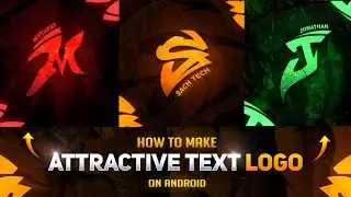 Make This Attractive🔥 Text Logo in Android | Create Text Logo | Text Logo Tutorial in Android