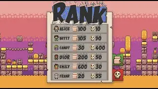 Making Simple Ranking System by Unity(Includes Bubble sorts, Linq, Infinite scrolling BG and UI)