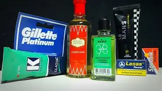 БОЛЬШАЯ распаковка косметики для бритья: Alpa 378, Kanion, Le Mans, Bi-es, Gillette, LADAS.