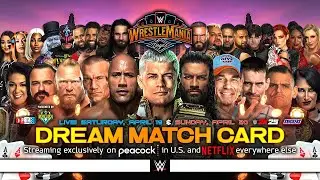 WWE WrestleMania 41 - Dream Match Card [v7]