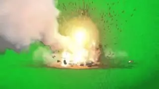 Rocket Blast Green Screen Effect