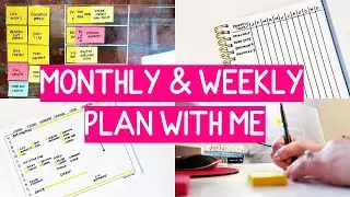 PLAN WITH ME | GETTING SET UP FOR THE WEEK, MONTH, & YEAR