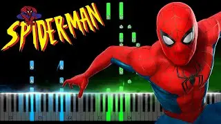 Spider Man Classic Main Theme Piano Tutorial