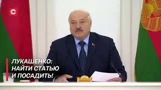 Лукашенко: Всё поломано, всё изломано! Из сотни копателей только один работает! | Мелиорация