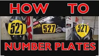 How to Install Motorcycle Number Plates for Track Days and Racing