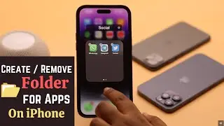 Create Or Remove A Folder on ANY iPhone Home Screen Easily! [How To]