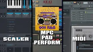 Throwback 90s RnB MIDI Chord Pack MPC Progressions, Scaler, Cthulhu Presets