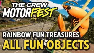 All Fun Objects Collectibles (Rainbow Fun Treasures) - The Crew Motorfest