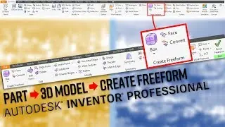 AUTODESK INVENTOR EVERY BUTTON EXPLAINED! Part - 3D Model - Create Freeform