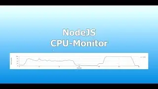 Node.js - How to make dynamic CPU Monitor / Chart