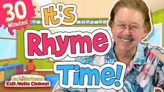 Its Rhyme Time! | 30 MINUTES of Fun Rhyming Songs for Kids! | Jack Hartmann