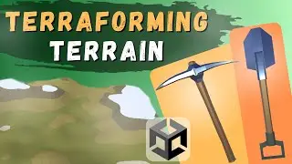 Terrain Terraforming in Unity - Mining With A Pickaxe