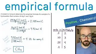 Empirical Formula - How to Determine | Positive Chemistry