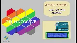 arduino and 40x4 LCD(HD44780) interface and source code by Technowave G