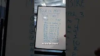 Tour de Misfit! C2 Bike Erg WOD