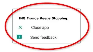 How To Fix ING France Apps Keeps Stopping Problem in Android & Ios - ING France App Not Open Problem