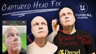 Metahuman Head Motion From Face Performance Capture (with working Control Rig!)