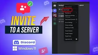 How to Invite Someone to a Discord Server from a PC | Invite Friends to a Discord Server