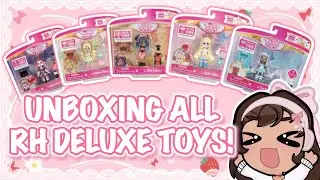 UNBOXING ALL DELUXE ROYALE HIGH TOYS