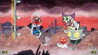 CUPHEAD Co-op Boss Fight #15 - Dr. Kahl's Robot (NO DAMAGE)