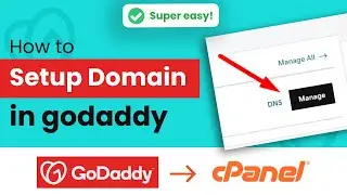 How to domain setup GoDaddy 2024 | Initial Solution