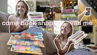 book shop with me + a haul 🍋‍🟩✨🍋🐚