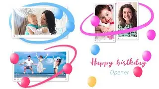 Happy Birthday Opener Final Cut Pro Templates