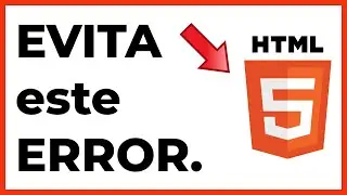 ¿TIENES este ERROR en VSCODE? #html