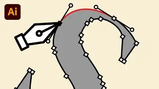 How to Remove Anchor Points Meanwhile Vectors Remain Curvy in Illustrator