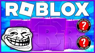 I WAS TROLLED by these Roblox Mystery Boxes & CODES