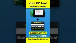 Gsm ISP Tool with Software Rs.999 only #shorts #MobileRepairTrick #emmc #isptool #GsmClinic