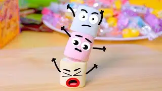 123, I Fall Apart! Secret Life Of Stuff Fruits Doodles Animation | 3D Cute Food Talking Things