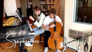 MOONLIGHT SONATA (Beethoven) - SYMPHONIACS  - Recording Session (cello & piano classical version) 4K