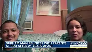 Caught on camera: Tearful reunion 21 years in the making