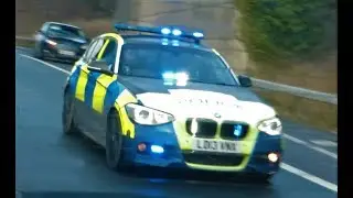 Motorway Police Interceptor! - Fire Engines, Police cars and Ambulances Responding in Bristol