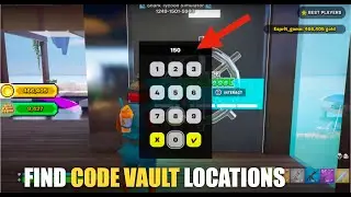 SHARK TYCOON SIMULATOR MAP FORTNITE CREATIVE 2.0 - HOW TO FIND CODE VAULT LOCATIONS