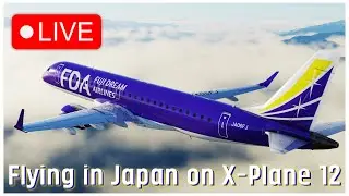 xCrafts Embraer E190 Fuji Dream Airlines | Kobe - Matsumoto & back | X-Plane 12